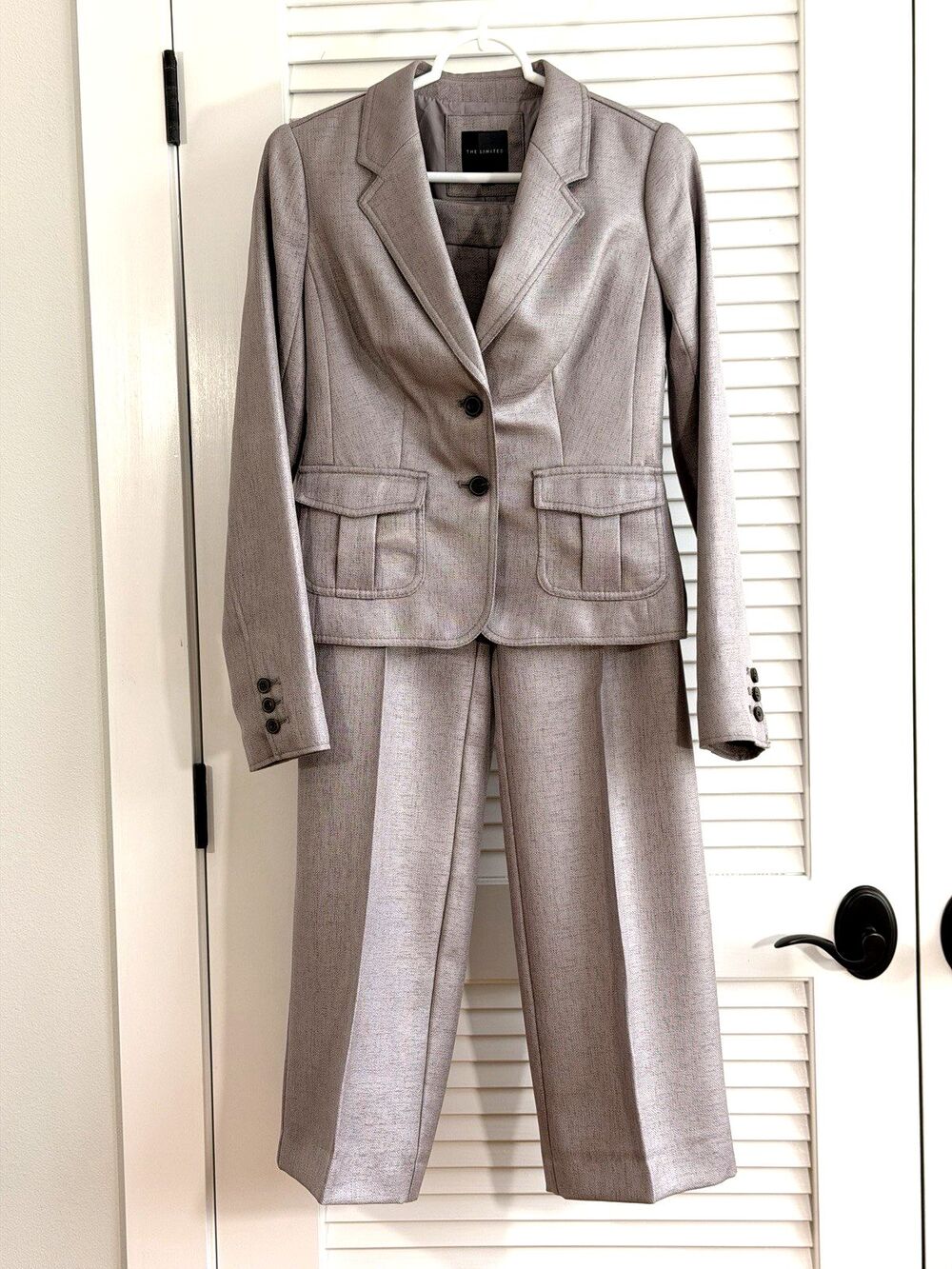 The Limited Women’s Pants Suit Size 0 XS Mauve Blazer Cassidy Fit Trousers